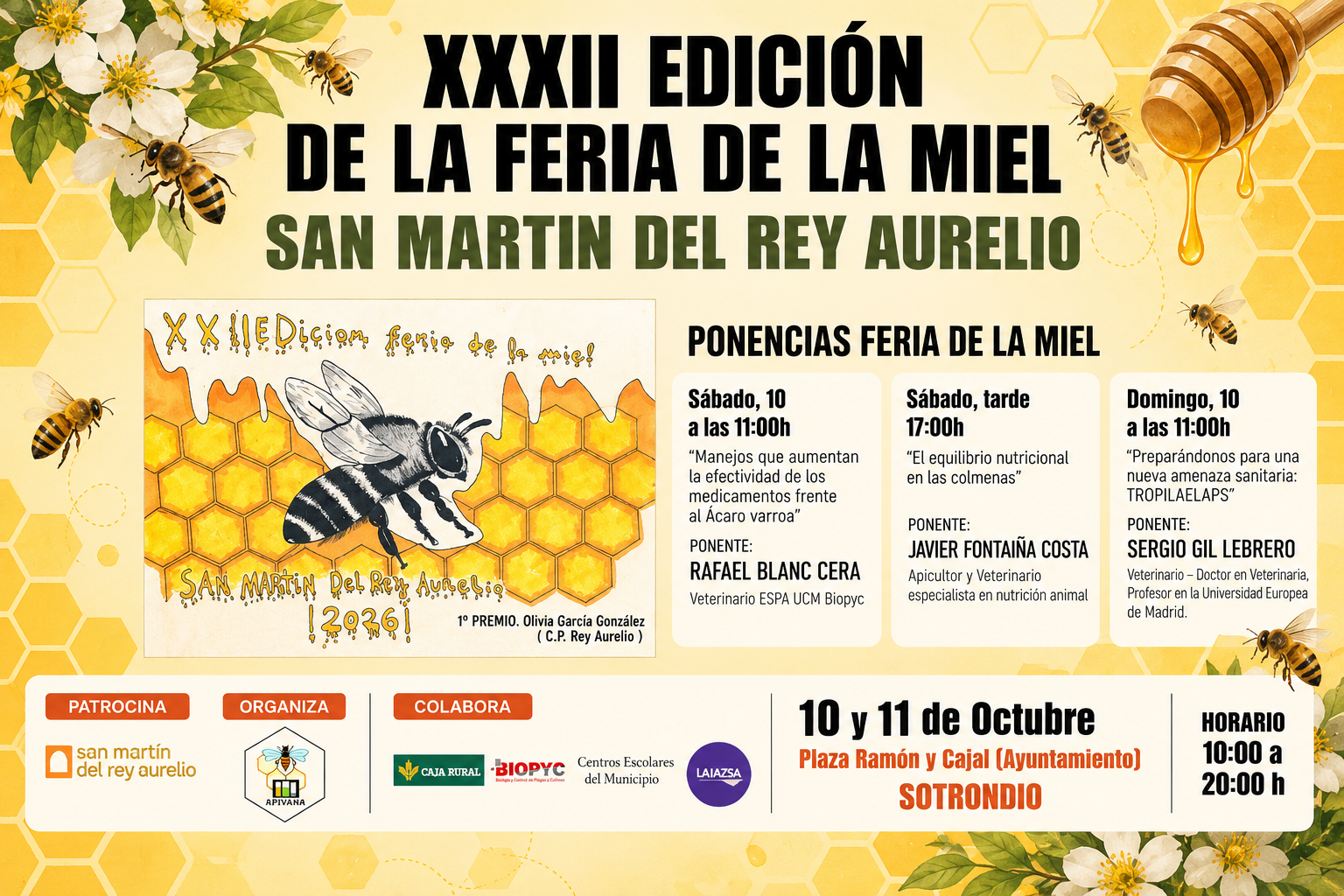 La Feria de la Miel de Sotrondio regresa este fin de semana con gastronomía, artesanía y tradición apícola